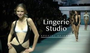 [ Lingerie Studio Special Episode] Black & White Swimsuit