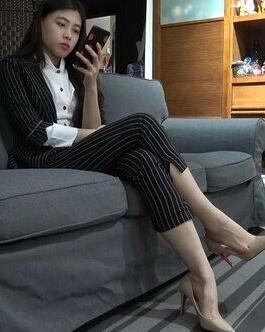 品多多 K&M NO.028 黄晶晶高跟挑鞋