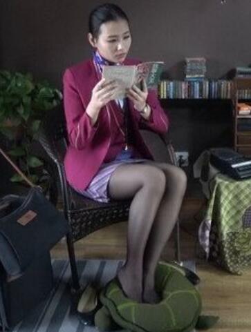 品多多 K&M NO.114 王雪梅的制服黑丝连裤袜丝袜脚底