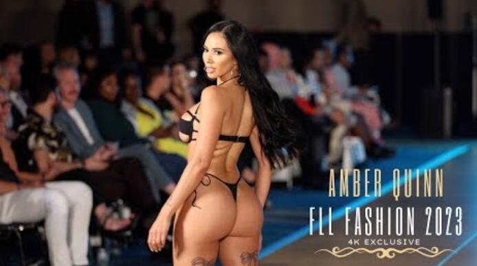 Amber Quinn在慢动作 2023年时装周x佳能R3