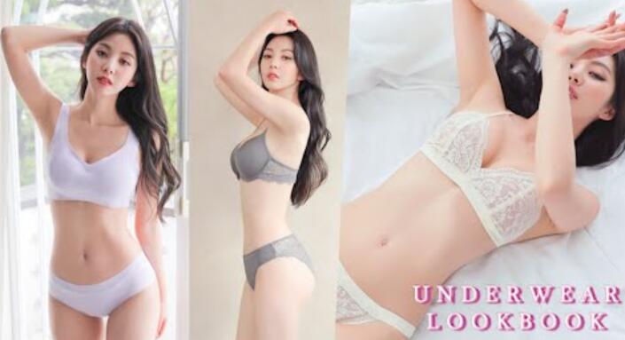 可爱的樱花一般的落彩，内衣装书籍拍摄现场lovely underwear outfit