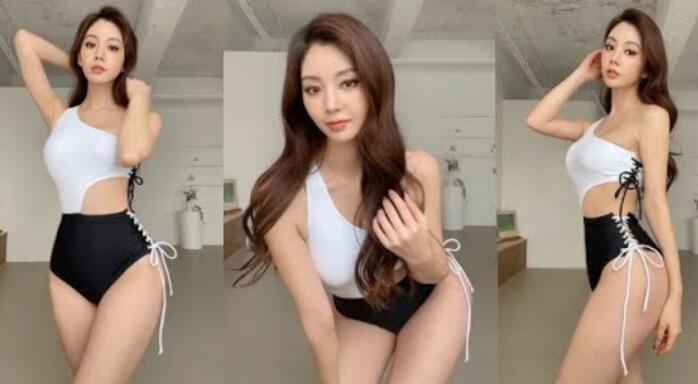连眨眼的时间都浪费了，模特的比基尼装书拍摄现场lovely bikini outfit