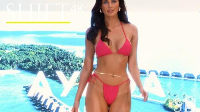 NEENA游泳4K 摩纳哥游泳周 OH POLLY的比基尼时装秀