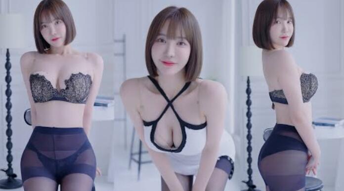 ai实词look book 丝袜女友超迷你连衣裙装内衣look book直拍underwear lookbook模特内衣直拍minidress lingerie try on