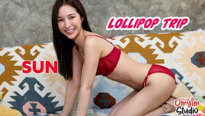 在Sunsun Lollipoptrip拍摄背后的棒棒糖旅行。