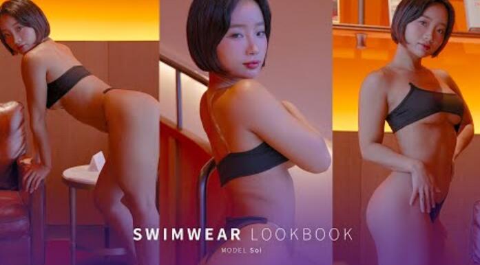 黑色+低风=霍康·斯完成 比基尼模特尹素怡(soi)