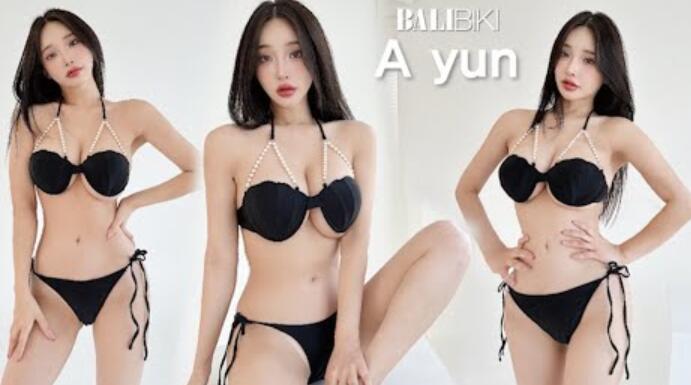 人鱼公主的转世贝壳比基尼珍珠是犯规吗?百吉圈模特雅允的泳装装书拍摄现场lovely bikini outfit