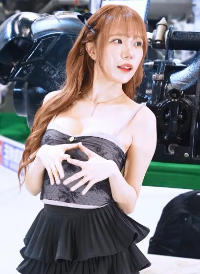 2024釜山国际游艇展模特MINCHAE(민채)现场直击 - 韩国顶级船模风采