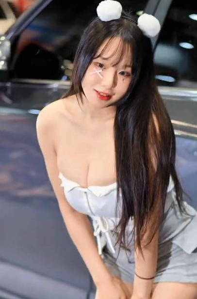 赛车模特直拍 2025汽车沙龙展 - 은지(Eunji) 4 Racing Model